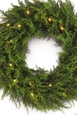 Canadian Tire 24˝ Pre-Lit Wreath offer