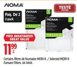 Canadian Tire Selected MERV 8 Furnace Filters offer
