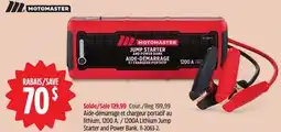 Canadian Tire MotoMaster 1200A Lithium Jump Starter and Power Bank offer