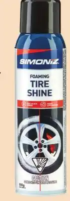 Canadian Tire SIMONIZ Foaming Car Tire Shine Spray, 510g offer