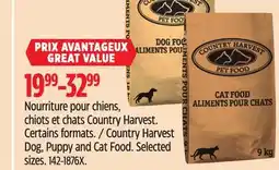 Canadian Tire Country Harvest Dog, Puppy and Cat Food offer