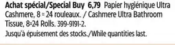 Canadian Tire Cashmere Ultra Bathroom Tissue offer