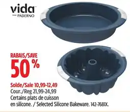 Canadian Tire Vida by PADERNO Selected Silicone Bakeware offer