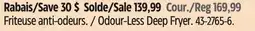 Canadian Tire T-fal Odour-Less Deep Fryer offer