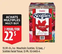 Canadian Tire Scotties Facial Tissue offer