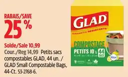Canadian Tire GLAD Small Compostable Bags offer
