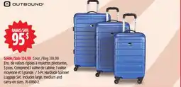 Canadian Tire Outbound 3-Pc Hardside Spinner Luggage Set offer