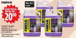 Canadian Tire Rain-X Windshield Washer Fluid offer