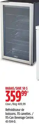 Canadian Tire Master Chef 115-Can Beverage Centre offer