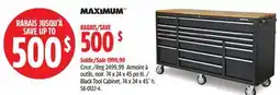 Canadian Tire Maximum Black Tool Cabinet offer