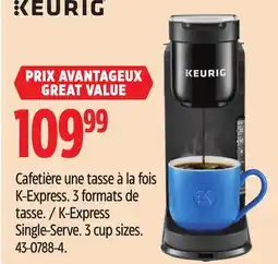 Canadian Tire KEURIG K-Express Single-Serve offer