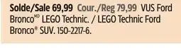 Canadian Tire LEGO Technic Ford Bronco SUV offer