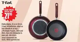 Canadian Tire T-fal 24CM and 28cm.Non-stick dishwasher 7 Oven safe offer
