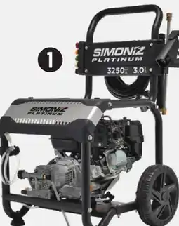 Canadian Tire Simoniz Platinum 3250 PSI Gas Pressure Washer offer