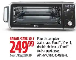 Canadian Tire Ninja Foodi 10-in-1 Dual-Heat Air Fry Oven offer