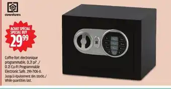 Canadian Tire GUARDWELL 0.21 Cu-Ft Programmable Electronic Safe offer