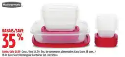 Canadian Tire 18-Pc Easy Store Rectangular Container Set offer