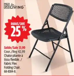Canadian Tire For Living Fabric Flex Folding Chair offer