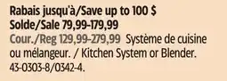 Canadian Tire nutribullet Kitchen System or Blender offer