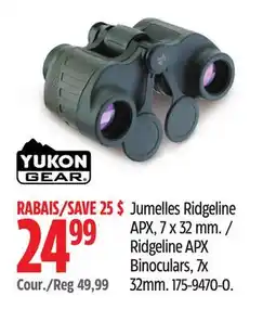 Canadian Tire Yukon Ridgeline APX Binoculars, 7x 32mm offer