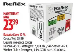Canadian Tire Reflex All-Season -45°C Washer Fluid + Detergent offer
