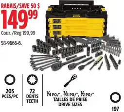 Canadian Tire Stanley ¼ PO/, ⅜ PO/, ½ PO/ TAILLES DE PRISE DRIVE SIZES offer