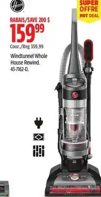 Canadian Tire Hoover Windtunnel Whole House Rewind offer