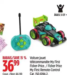 Canadian Tire Fisher Price My First Remote-Control Car offer