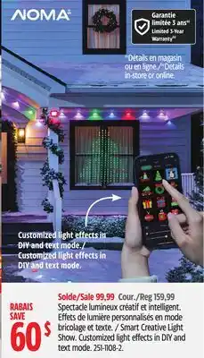 Canadian Tire Noma Smart Creative Light Show offer