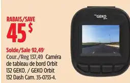 Canadian Tire GEKO Orbit 132 Dash Cam offer
