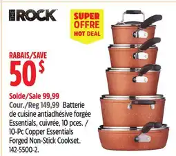 Canadian Tire Heritage 10-Pc Copper Essentials Forged Non-Stick Cookset offer