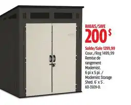Canadian Tire Modernist Storage Shed offer