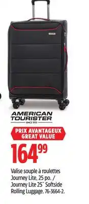 Canadian Tire American Tourister Journey Lite 25˝ Softside Rolling Luggage offer