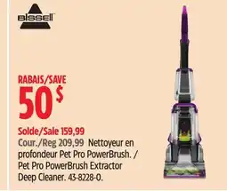 Canadian Tire BISSELL Pet Pro PowerBrush Extractor Deep Cleaner offer