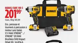 Canadian Tire DEWALT XTREME 12V MAX Brushless Drill/Impact Driver Kit offer