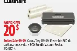 Canadian Tire Cuisinart ECO Bundle Vacuum Sealer offer
