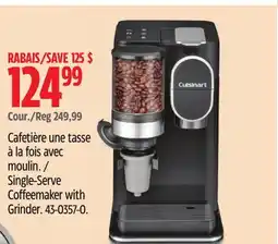 Canadian Tire Cuisinart Single-Serve Coffeemaker with Grinder offer