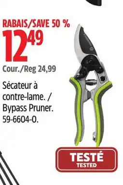 Canadian Tire Yardworks Bypass Pruner offer