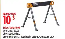 Canadian Tire ToughBuilt C550 Sawhorse offer