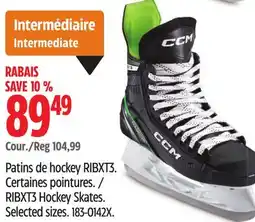 Canadian Tire RIBXT3 Hockey Skates. Selected sizes offer