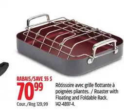Canadian Tire PADERNO Roaster with Floating and Foldable Rack offer
