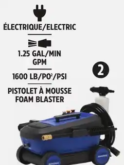 Canadian Tire SIMONIZ 1600 PSI Electric Pressure Washer with Foam Blaster offer