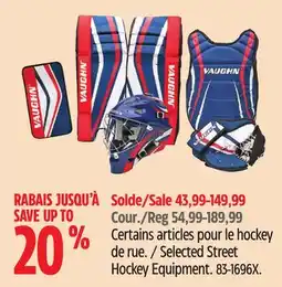 Canadian Tire Elite Selected Street Hockey Equipment offer