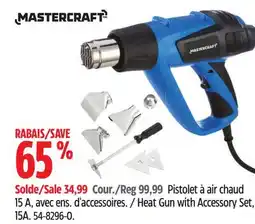 Canadian Tire Mastercraft Heat Gun with Accessory Se offer