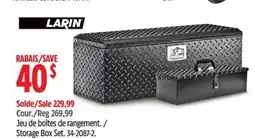 Canadian Tire Larin Storage Box Set offer