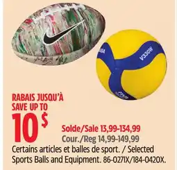 Canadian Tire TaylorMade Selected Sports Balls and Equipment offer