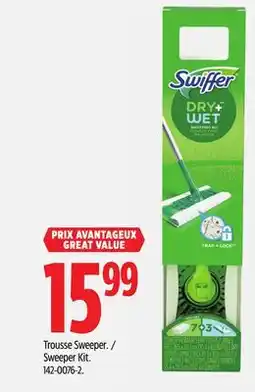 Canadian Tire Swiffer Sweeper Kit offer