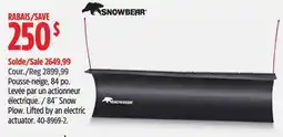 Canadian Tire SnowBear 84˝ Snow Plow offer