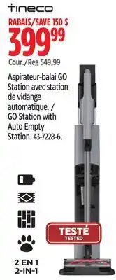 Canadian Tire GO Station with Auto Empty Station offer