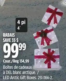Canadian Tire LED Arctic Gift Boxes offer